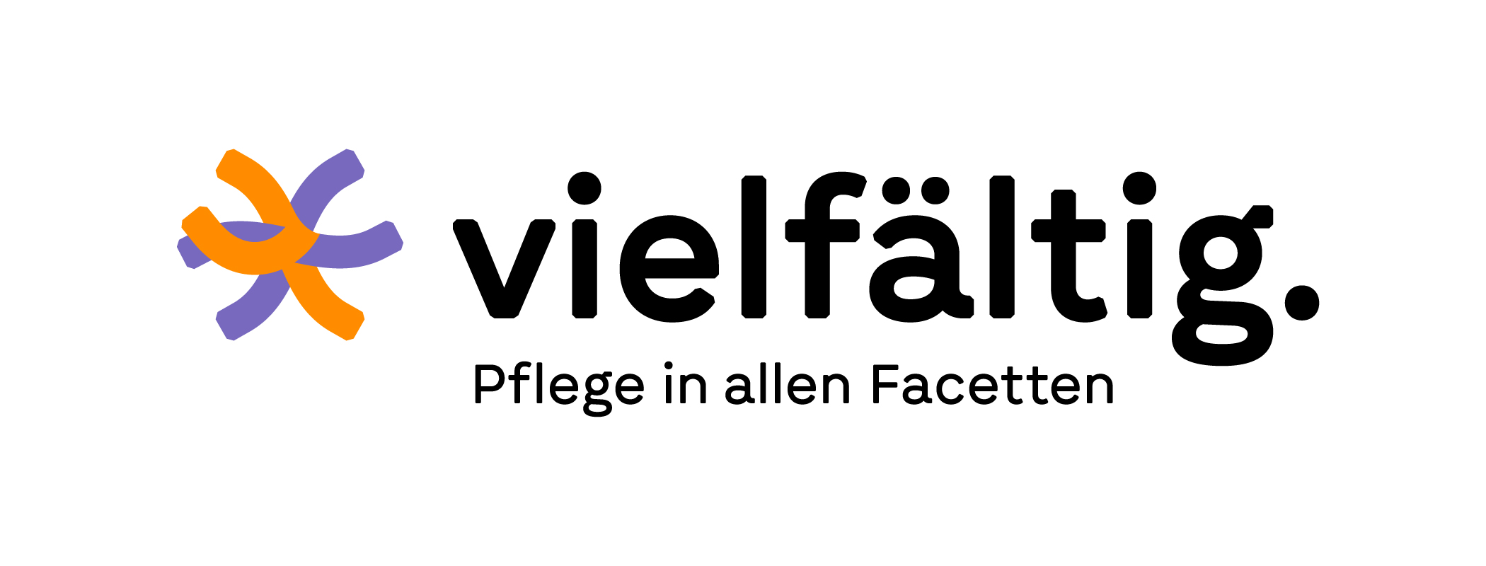 Logo des Pflegedienstes vielfältig