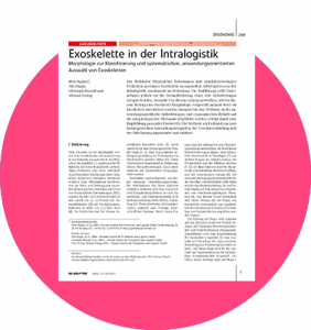 Exoskelette in der Intralogistik
